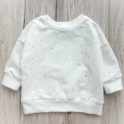 Handmade Baby Pullover | Oversized Sweater | Konfetti | Größe 62/68