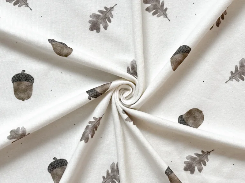 Jersey Eicheln Soft Creme