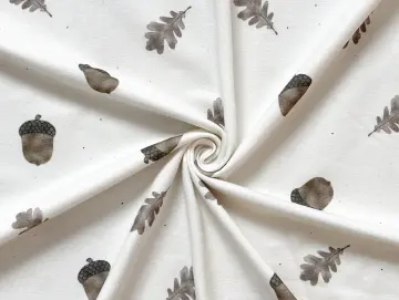 Jersey Eicheln Soft Creme