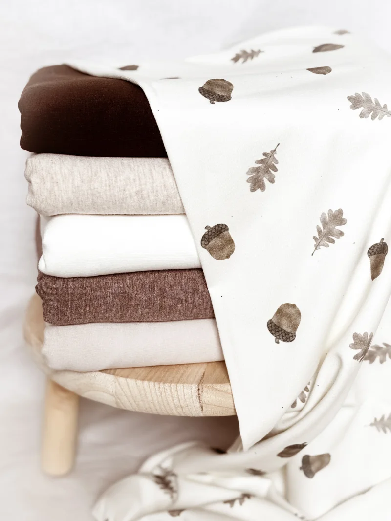 Jersey Eicheln Soft Creme