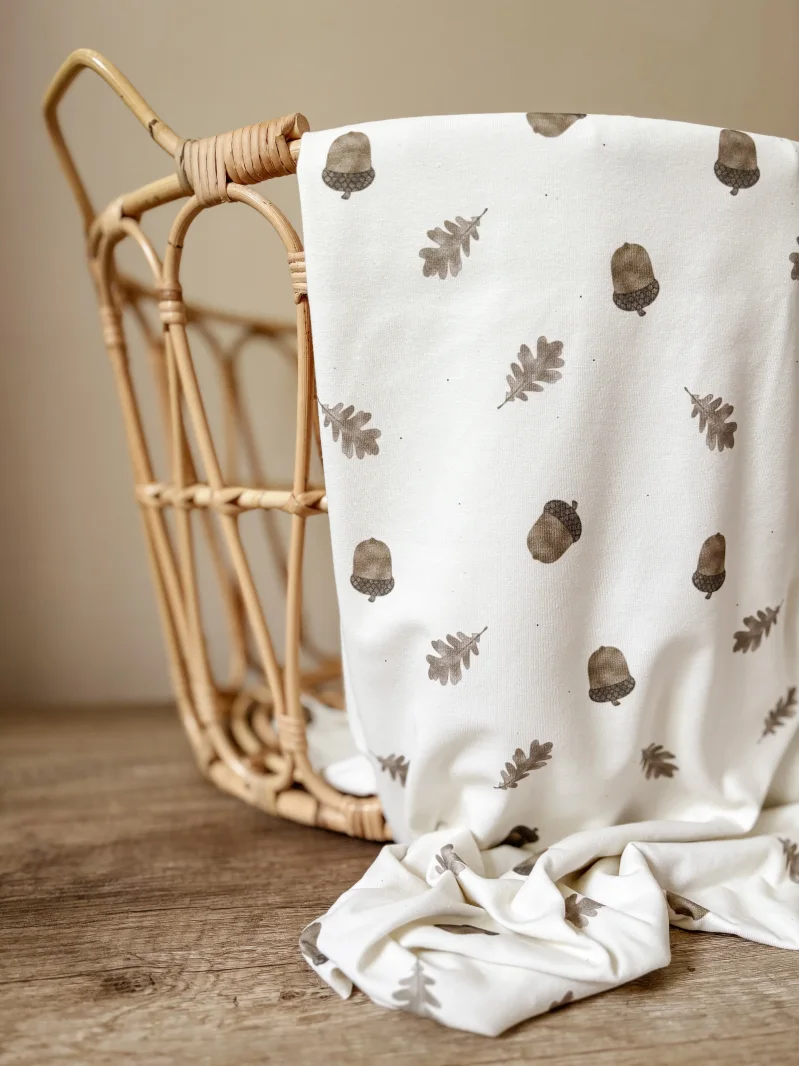 Jersey Eicheln Soft Creme