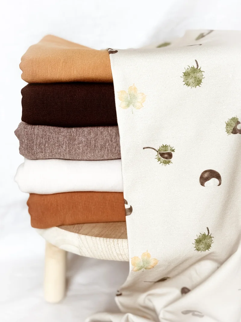 Jersey Kastanien Beige