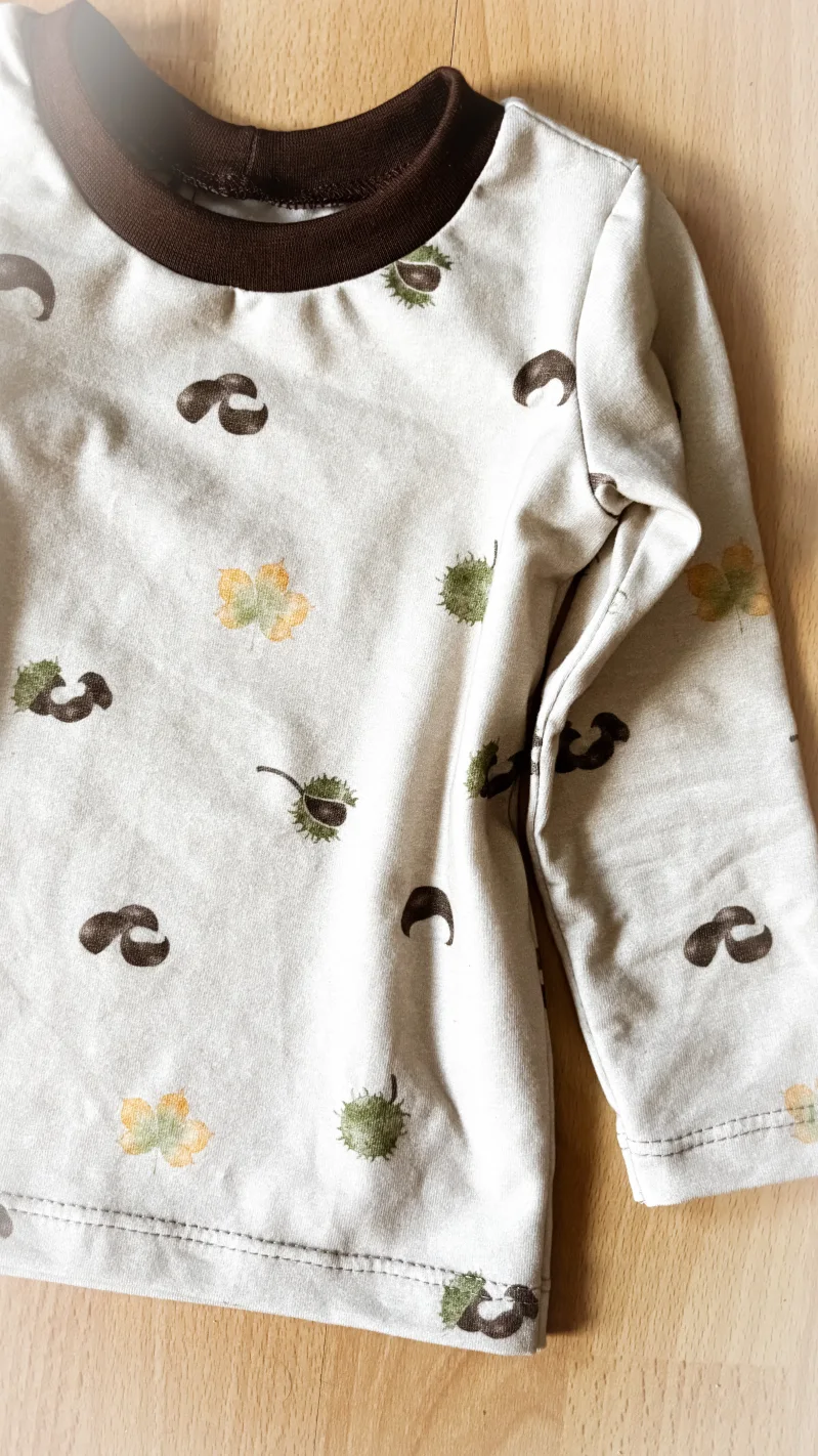 Jersey Kastanien Beige