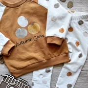 Jersey Kürbisse Creme