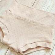 Kinder Bummies Pointelle Blush | Handmade