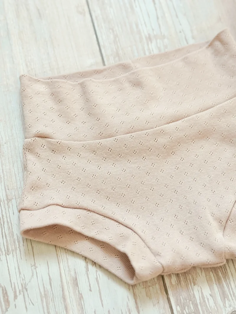 Kinder Bummies Pointelle Blush | Handmade