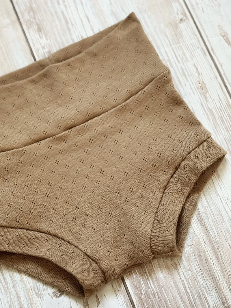 Kinder Bummies Pointelle Choco | Handmade