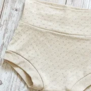 Kinder Bummies Pointelle Milk | Handmade