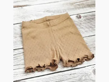 Kinder Shorts Pointelle Caramel | Handmade