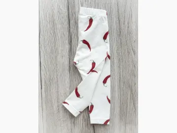 Handmade Baby Leggings | Chili | Größe 68/74