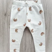Handmade Baby Leggings | Croissant | Größe 68/74