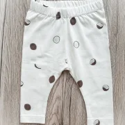 Handmade Baby Leggings | Kokos | Größe 56/62