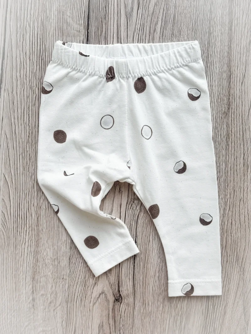 Handmade Baby Leggings | Kokos | Größe 56/62
