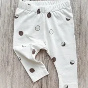 Handmade Baby Leggings | Kokos | Größe 56/62