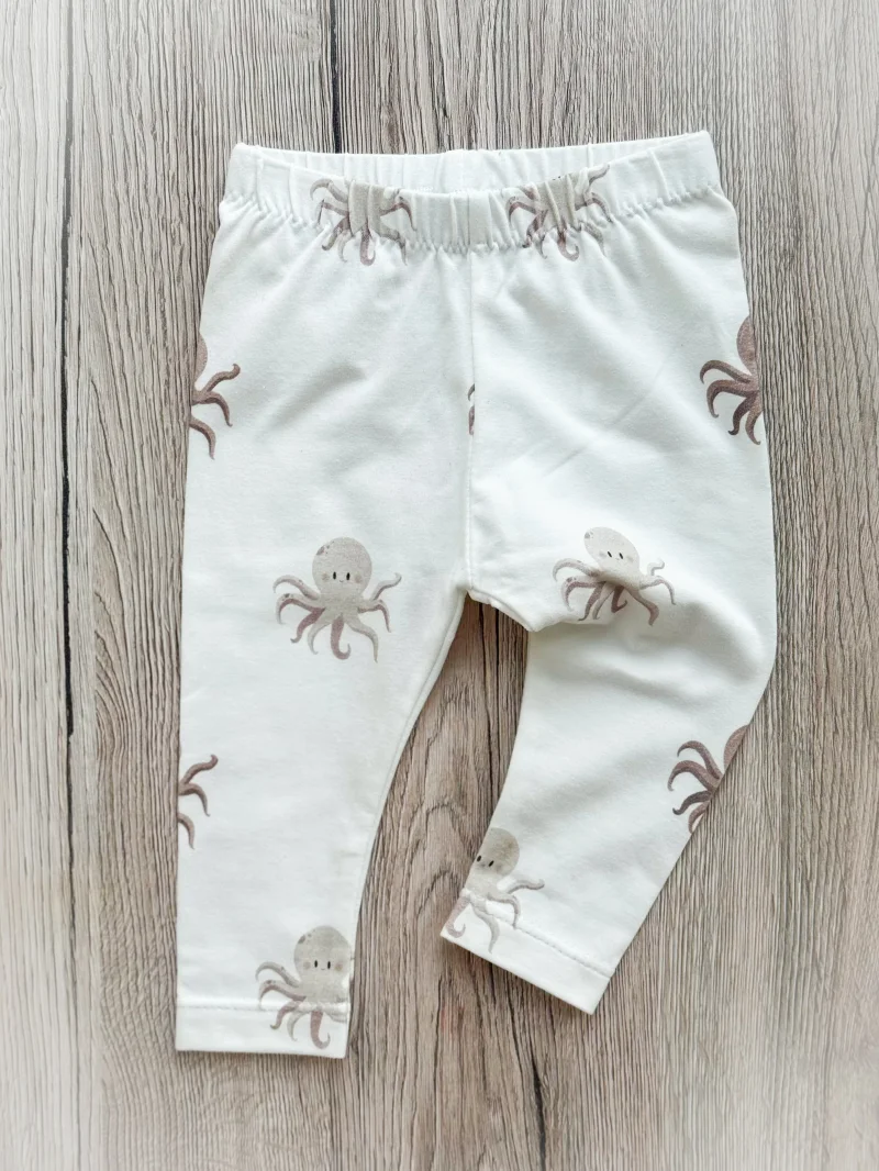 Handmade Baby Leggings | Oktopus | Größe 62/68