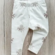 Handmade Baby Leggings | Oktopus | Größe 62/68