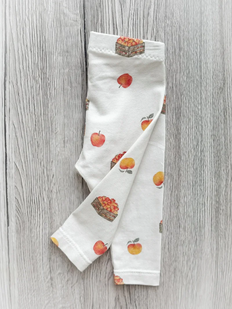 Handmade Baby Leggings | Äpfel | Größe 62/68