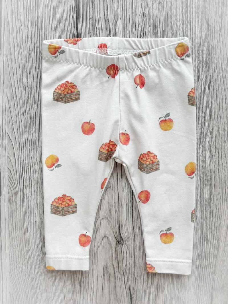 Handmade Baby Leggings | Äpfel | Größe 62/68