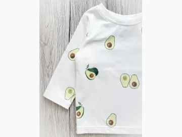 Handmade Baby Langarmshirt | Oversized | Avocado | Größe 74/80