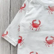 Handmade Baby Langarmshirt | Oversized | Krabbe | Größe 62/68