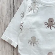 Handmade Baby Langarmshirt | Oversized | Oktopus | Größe 62/68
