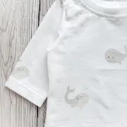 Handmade Baby Langarmshirt | Oversized | Wal | Größe 56/62