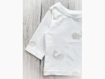 Handmade Baby Langarmshirt | Oversized | Wal | Größe 56/62