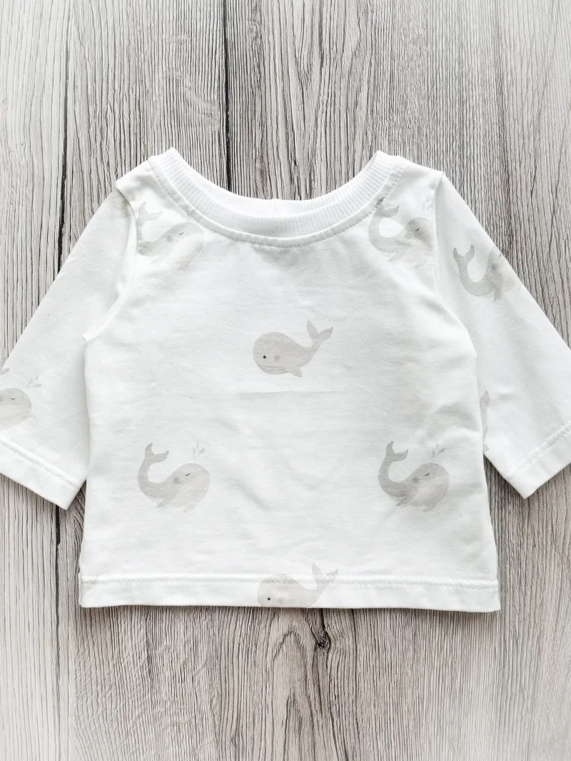 Handmade Baby Langarmshirt | Oversized | Wal | Größe 56/62