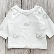 Handmade Baby Langarmshirt | Oversized | Wal | Größe 56/62