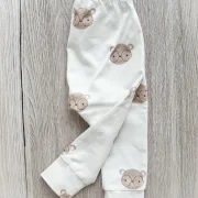 Handmade Baby Hose | Slim Pants | Bären | Größe 68/74