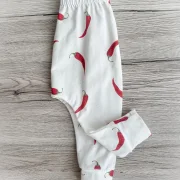 Handmade Baby Hose | Slim Pants | Chili | Größe 68/74