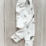 Handmade Baby Hose | Slim Pants | Igel | Größe 56/62