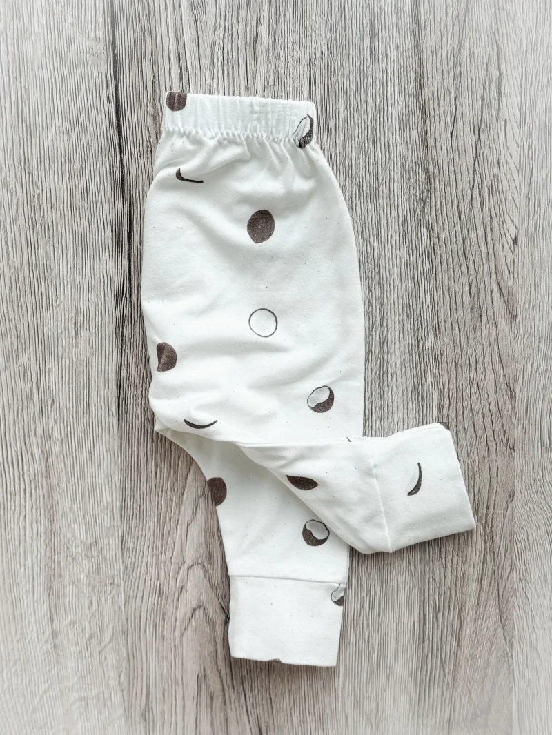 Handmade Baby Hose | Slim Pants | Kokos | Größe 56/62