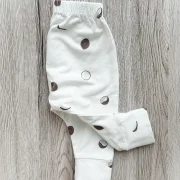 Handmade Baby Hose | Slim Pants | Kokos | Größe 56/62