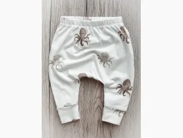 Handmade Baby Hose | Slim Pants | Oktopus | Größe 56/62
