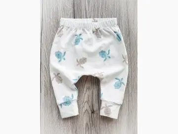 Handmade Baby Hose | Slim Pants | Schildkröten | Größe 56/62