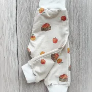 Handmade Baby Sweathose | Sweatpants | Äpfel | Größe 62/68